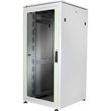 Digitus Armario de red de la serie Unique - 800 x 800 mm (an. x pr.), Armario IT gris claro, Rack o bastidor independiente, 800 kg, Gris