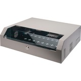 Digitus Carcasa de pared- SOHO, Slim, Armario IT gris, Slim, Bastidor de pared, 3U, 30 kg, Gris