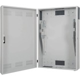 Digitus Carcasa de pared - Slim, Armario IT gris claro, Montado en pared, Interior, Activo, Acero, IP20, 600 mm