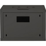 Digitus Carcasa de pared de la serie Unique - 600 x 450 mm (an. x pr.), Armario IT negro, Bastidor de pared, 7U, 100 kg, Bloqueo del teclado, Negro