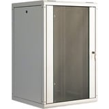 Digitus Carcasa de pared de la serie Unique - 600 x 600 mm (an. x pr.), Armario IT gris, Bastidor de pared, 20U, 100 kg, Gris