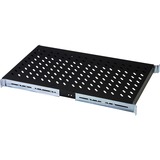 Digitus Estantería para fijación permanente a armarios de 483 mm (19"), Balda negro, Negro, 100 kg, 1U, China, 48,3 cm (19"), 483 mm