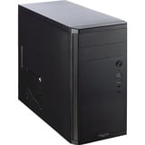 Fractal Design CORE 1100 Mini Tower Negro, Cajas de torre negro, Mini Tower, PC, Negro, micro ATX, Mini-ITX, Unidad de disco duro, Poder, 14,8 cm