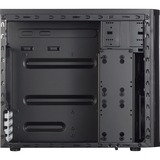 Fractal Design CORE 1100 Mini Tower Negro, Cajas de torre negro, Mini Tower, PC, Negro, micro ATX, Mini-ITX, Unidad de disco duro, Poder, 14,8 cm