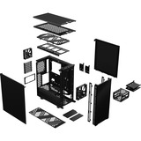 Fractal Design Define 7 Compact Midi Tower Negro, Cajas de torre negro, Midi Tower, PC, Negro, ATX, micro ATX, Micro-ITX, Aluminio, Acero, Hogar / Oficina