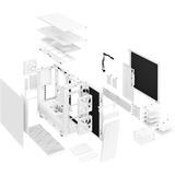 Fractal Design Define 7 Midi Tower Blanco, Cajas de torre blanco, Midi Tower, PC, Blanco, ATX, EATX, micro ATX, Micro-ITX, Aluminio, Acero, 18,5 cm