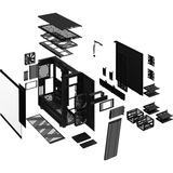 Fractal Design Define 7 XL Midi Tower Negro, Caja de torre grande negro, Midi Tower, PC, Negro, ATX, EATX, micro ATX, Micro-ITX, SSI CEB, Acero, 18,5 cm
