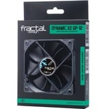 Fractal Design Dynamic X2 Carcasa del ordenador Ventilador 12 cm Negro negro, Ventilador, 12 cm, 19,4 dB, 52,3 cfm, Negro