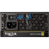 Fractal Design FD-PSU-ION-SFX-500G-BK unidad de fuente de alimentación 500 W 24-pin ATX Negro, Fuente de alimentación de PC negro, 500 W, 100 - 240 V, 50/60 Hz, 6/3 A, 100 W, 100 W