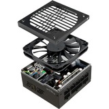 Fractal Design FD-PSU-ION-SFX-500G-BK unidad de fuente de alimentación 500 W 24-pin ATX Negro, Fuente de alimentación de PC negro, 500 W, 100 - 240 V, 50/60 Hz, 6/3 A, 100 W, 100 W