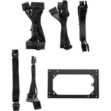 Fractal Design FD-PSU-ION-SFX-500G-BK unidad de fuente de alimentación 500 W 24-pin ATX Negro, Fuente de alimentación de PC negro, 500 W, 100 - 240 V, 50/60 Hz, 6/3 A, 100 W, 100 W