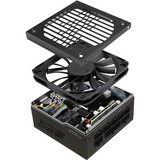 Fractal Design FD-PSU-ION-SFX-650G-BK unidad de fuente de alimentación 650 W 24-pin ATX Negro, Fuente de alimentación de PC negro, 650 W, 100 - 240 V, 50/60 Hz, 8/4 A, 100 W, 100 W