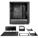 Fractal Design Meshify C Midi Tower Negro, Cajas de torre negro, Midi Tower, PC, Negro, ATX, ITX, micro ATX, 17 cm, 31,5 cm