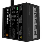 GIGABYTE P550B unidad de fuente de alimentación 550 W 20+4 pin ATX ATX Negro, Fuente de alimentación de PC negro, 550 W, 100 - 240 V, 50/60 Hz, 8 - 4 A, Activo, 108 W