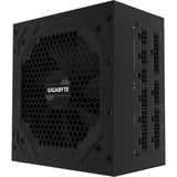 GIGABYTE P750GM unidad de fuente de alimentación 750 W 20+4 pin ATX ATX Negro, Fuente de alimentación de PC negro, 750 W, 100 - 240 V, 50/60 Hz, 12-6 A, Activo, 16 ms