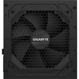 GIGABYTE P750GM unidad de fuente de alimentación 750 W 20+4 pin ATX ATX Negro, Fuente de alimentación de PC negro, 750 W, 100 - 240 V, 50/60 Hz, 12-6 A, Activo, 16 ms