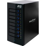 HighPoint RocketStor 6418S, Caja de unidades negro