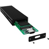 ICY BOX IB-1816M-C31 caja para disco duro externo Caja externa para unidad de estado sólido (SSD) Negro M.2, Caja de unidades negro, Caja externa para unidad de estado sólido (SSD), M.2, M.2, Conexión USB, Negro