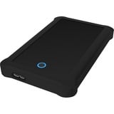 ICY BOX IB-233U3-B Carcasa de disco duro/SSD Negro 2.5", Caja de unidades negro, Carcasa de disco duro/SSD, 2.5", SATA, Serial ATA II, Serial ATA III, 6 Gbit/s, Hot-swap, Negro