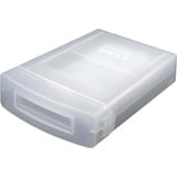 ICY BOX IB-AC602a Funda de protección Plástico Translúcido, Funda protectora transparente, Funda de protección, Plástico, Translúcido, 3.5", Cualquier marca, 120 mm