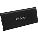 Icy Dock MB861U31-1M2B caja para disco duro externo Caja externa para unidad de estado sólido (SSD) Negro M.2, Caja de unidades negro, Caja externa para unidad de estado sólido (SSD), M.2, M.2, 10 Gbit/s, Conexión USB, Negro