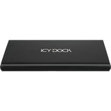Icy Dock MB861U31-1M2B caja para disco duro externo Caja externa para unidad de estado sólido (SSD) Negro M.2, Caja de unidades negro, Caja externa para unidad de estado sólido (SSD), M.2, M.2, 10 Gbit/s, Conexión USB, Negro