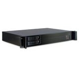 Inter-Tech 1.5U-1528L Estante Negro, Servidor de vivienda negro, Estante, Servidor, Negro, Mini-ITX, Acero, 1.5U