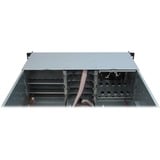 Inter-Tech 3U-30240 Estante Negro, Servidor de vivienda negro, Estante, Servidor, Negro, ATX, Flex-ATX, micro ATX, Mini-ATX, Mini-ITX, Acero, 3U
