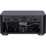 Inter-Tech A80 Small Form Factor (SFF) Negro 60 W, Caja HTPC negro, Small Form Factor (SFF), PC, Negro, ITX, Aluminio, 4 cm