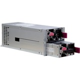 Inter-Tech ASPOWER R2A-DV0800-N unidad de fuente de alimentación 800 W 20+4 pin ATX 2U Plata, Fuente de alimentación de PC gris, 800 W, 100 - 240 V, 50 - 60 Hz, 15 A, 150 W, 30 A