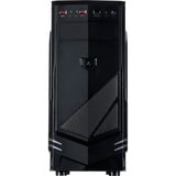 Inter-Tech B-30 Midi Tower Negro, Cajas de torre negro, Midi Tower, PC, Negro, ATX, micro ATX, 15 cm, 35 cm