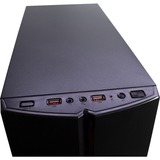 Inter-Tech B-48 Midi Tower Negro, Cajas de torre negro, Midi Tower, PC, Negro, ATX, micro ATX, 15 cm, 35 cm