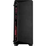 Inter-Tech C-3 Saphir Torre Negro, Cajas de torre negro, Torre, PC, Negro, ATX, ITX, micro ATX, Acero, Vidrio templado, Juego