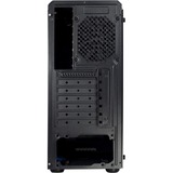 Inter-Tech C-3 Saphir Torre Negro, Cajas de torre negro, Torre, PC, Negro, ATX, ITX, micro ATX, Acero, Vidrio templado, Juego