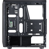 Inter-Tech C-3 Saphir Torre Negro, Cajas de torre negro, Torre, PC, Negro, ATX, ITX, micro ATX, Acero, Vidrio templado, Juego