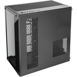 Inter-Tech C-701 Panorama Full Tower Negro, Cajas de torre negro, Full Tower, PC, Negro, ATX, ITX, micro ATX, Metal, Vidrio templado, 13 cm