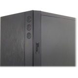 Inter-Tech F-762 Silencer Midi Tower Negro, Cajas de torre negro, Midi Tower, PC, Negro, ATX, Juego, 15,5 cm