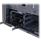 Inter-Tech F-762 Silencer Midi Tower Negro, Cajas de torre negro, Midi Tower, PC, Negro, ATX, Juego, 15,5 cm