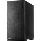 Inter-Tech F-762 Silencer Midi Tower Negro, Cajas de torre negro, Midi Tower, PC, Negro, ATX, Juego, 15,5 cm