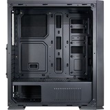 Inter-Tech F-762 Silencer Midi Tower Negro, Cajas de torre negro, Midi Tower, PC, Negro, ATX, Juego, 15,5 cm