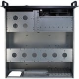 Inter-Tech IPC 4U-4088-S Estante Negro, Servidor de vivienda negro, Estante, Servidor, Negro, ATX, micro ATX, uATX, Mini-ITX, Acero, 4U