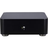 Inter-Tech ITX A60 Mini Tower Negro 60 W, Caja HTPC negro, Mini Tower, PC, Negro, ITX, Aluminio, 4 cm