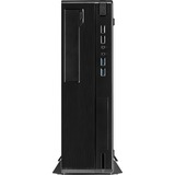 Inter-Tech IT-502 Escritorio Negro, Caja HTPC negro, Escritorio, PC, Negro, Mini-ITX, uATX, 1U, Superior