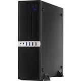 Inter-Tech IT-503 Mini Tower Negro, Cajas de torre negro, Mini Tower, PC, Negro, Mini-ITX, uATX, Metal, Hogar / Oficina