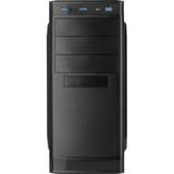 Inter-Tech IT-5905 Midi Tower Negro, Cajas de torre negro, Midi Tower, PC, Negro, ATX, micro ATX, Hogar / Oficina, 35,5 cm