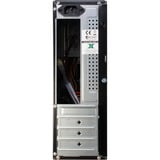 Inter-Tech IT-607 Escritorio Negro, Cajas de torre negro, Escritorio, PC, Negro, micro ATX, Mini-ITX, 1x 80 mm, 80 mm