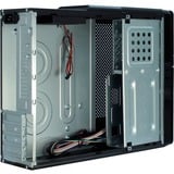 Inter-Tech IT-607 Escritorio Negro, Cajas de torre negro, Escritorio, PC, Negro, micro ATX, Mini-ITX, 1x 80 mm, 80 mm