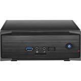 Inter-Tech MW-01 II Mini Tower Negro, Caja HTPC negro, Mini Tower, PC, Negro, ITX, 4 cm, CE