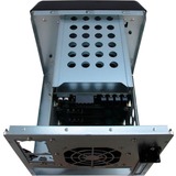 Inter-Tech SC-4100 Estante Negro, Caja cubo negro, Estante, Servidor, Negro, Mini-ITX, Acero, 1U