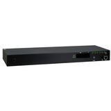 Inter-Tech SM-1688 unidad de distribución de energía (PDU) 8 salidas AC 1U Negro, Regleta negro, Conmutado, 1U, Horizontal, Acero, Negro, LCD